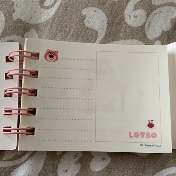 Lotso Toy Story Stationary Kit 3D Stickers And Notebook All New - Picture 2 of 2